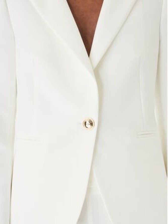 Rinascimento Marynarka CFC0128640003 Biały Regular Fit