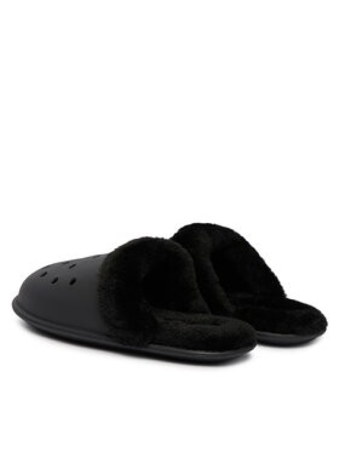 Crocs Kapcie Classic Fuzz Scuff 212143 Czarny