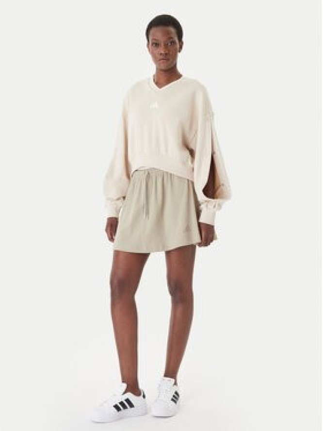 adidas Bluza Stadium JY6969 Beżowy Loose Fit