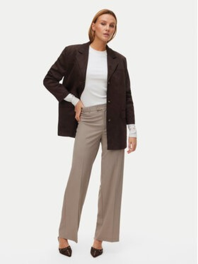 Vero Moda Spodnie materiałowe Texas 10334103 Beżowy Straight Fit