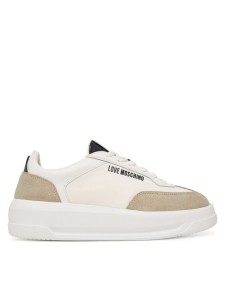 LOVE MOSCHINO Sneakersy JA15215G1PINH10A Biały