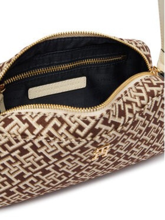 Tommy Hilfiger Torebka Th Grace Camera Bag Jacquard AW0AW18864 Brązowy