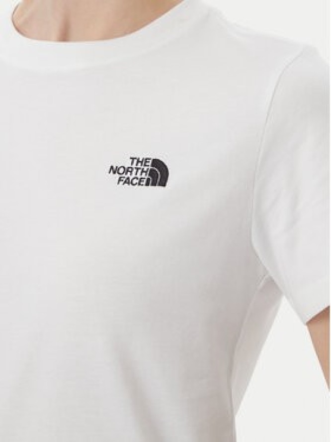 The North Face T-Shirt Evolution Simple Dome Slm NF0A8FX7 Biały Regular Fit