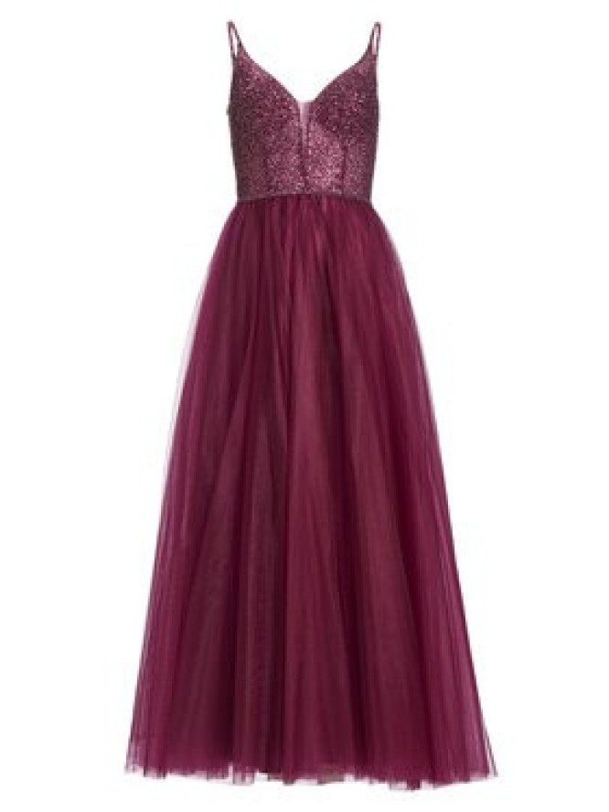 Hey Kyla Sukienka wieczorowa 5AJ127HK Bordowy Regular Fit