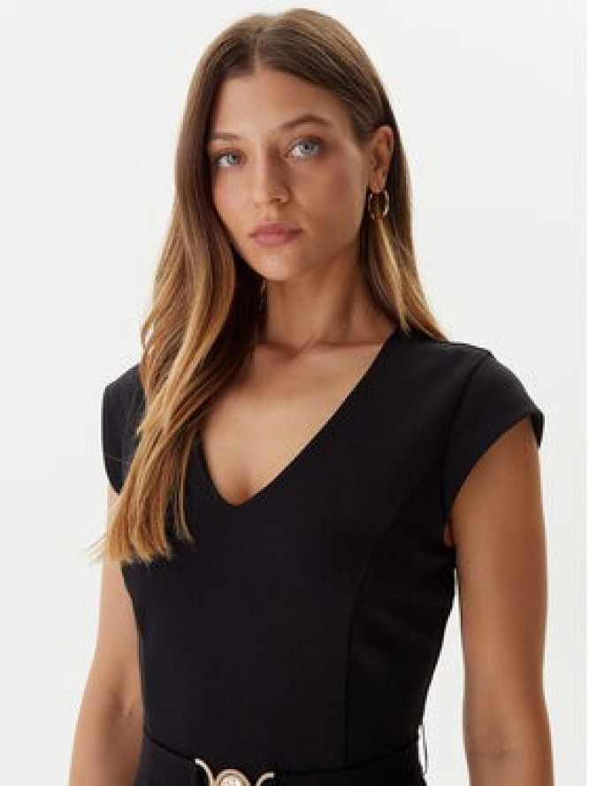 Guess Sukienka koktajlowa W5BK21 KCMU2 Czarny Slim Fit