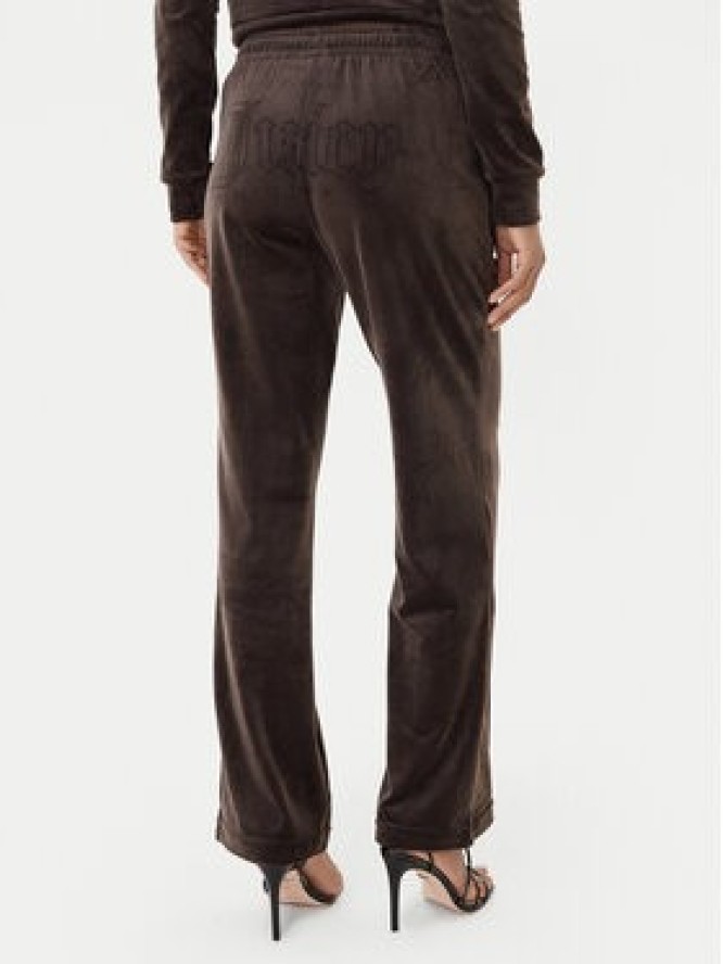 Juicy Couture Spodnie dresowe Tina JCWBJ225307 Brązowy Regular Fit