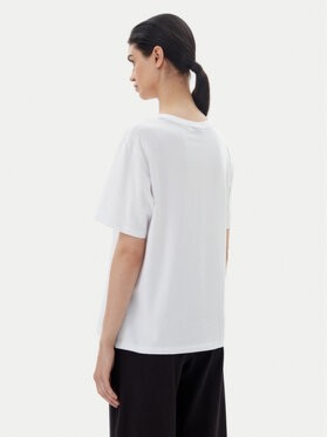 EA7 Emporio Armani T-Shirt 7W000028 AF10373 U0002 Biały Loose Fit