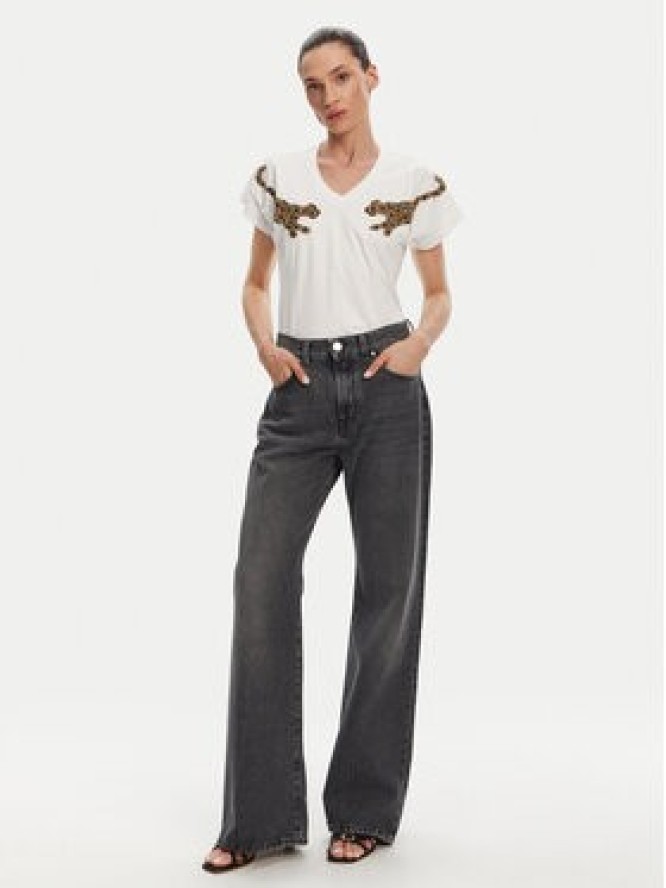 Lola Casademunt by Maite T-Shirt MS2515018 Biały Relaxed Fit