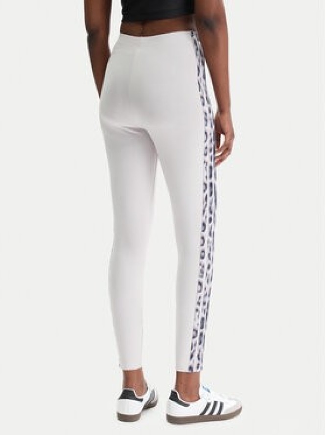 adidas Legginsy Seasonal Essentials Leopard Print KC3883 Fioletowy Slim Fit