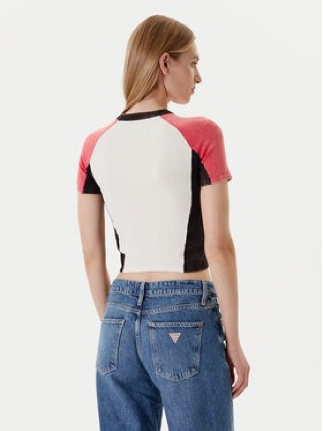 Guess T-Shirt W5YR44 Z2YJ2 Écru Regular Fit