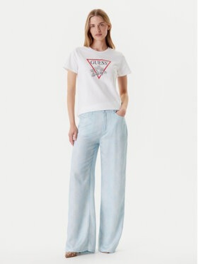 Guess T-Shirt W5YI38 I3Z14 Biały Regular Fit