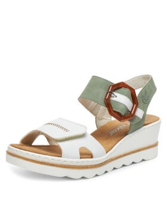 Rieker Sandały 67476-81 Biały