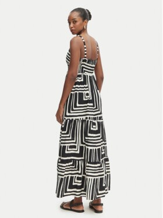 Iconique Sukienka letnia Cote D'Azur IC26-109 Czarny Relaxed Fit