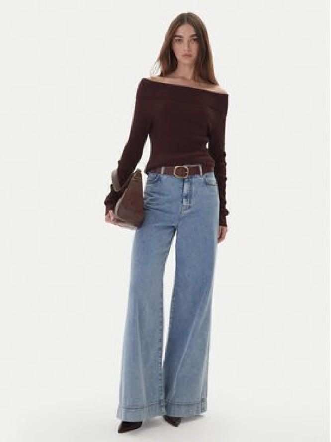 Kontatto Sweter 3M0813C Brązowy Regular Fit