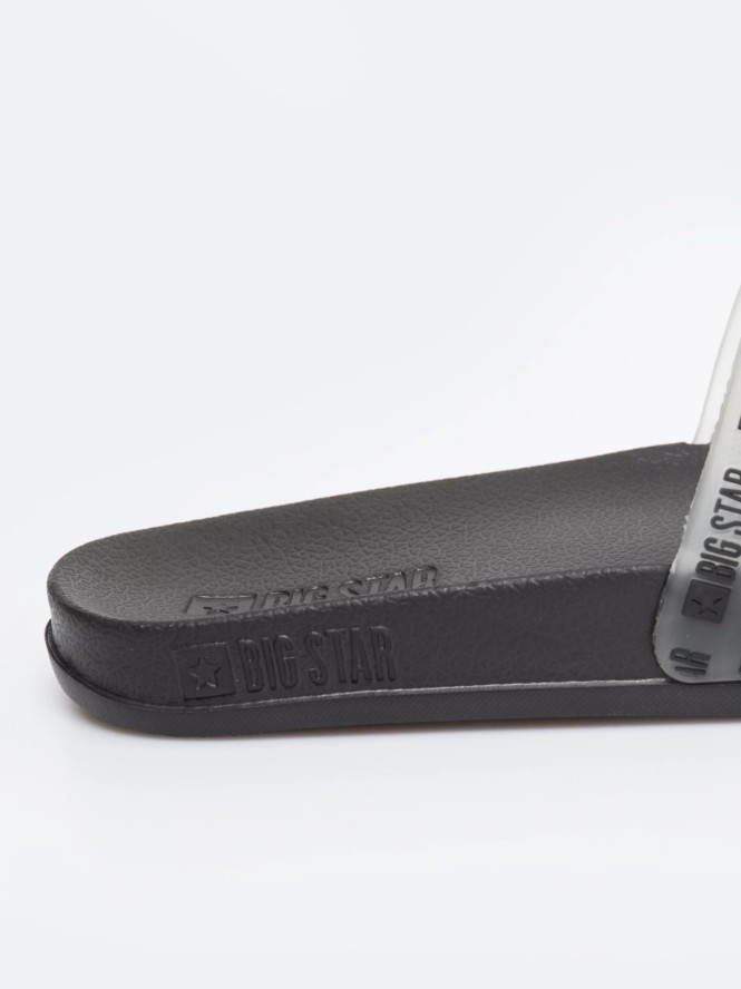 Klapki damskie plażowe czarne RR274A501 906