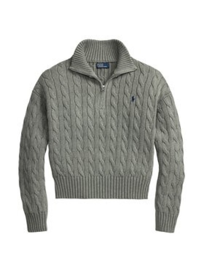 Polo Ralph Lauren Sweter 211963467506 Szary Regular Fit