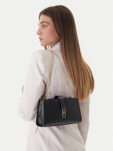 Tommy Hilfiger Torebka Th Libre Chain Crossover AW0AW18614 Czarny