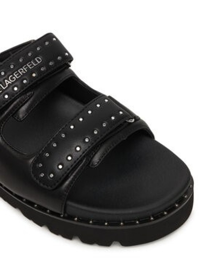 KARL LAGERFELD Klapki KL81500S Czarny