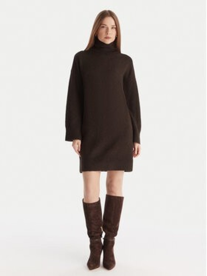 Vero Moda Sukienka dzianinowa Aquarius 10331900 Brązowy Regular Fit
