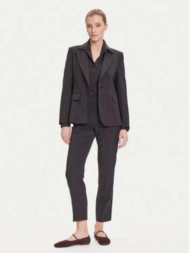 Weekend Max Mara Marynarka Lamine 2525046041 Czarny Regular Fit