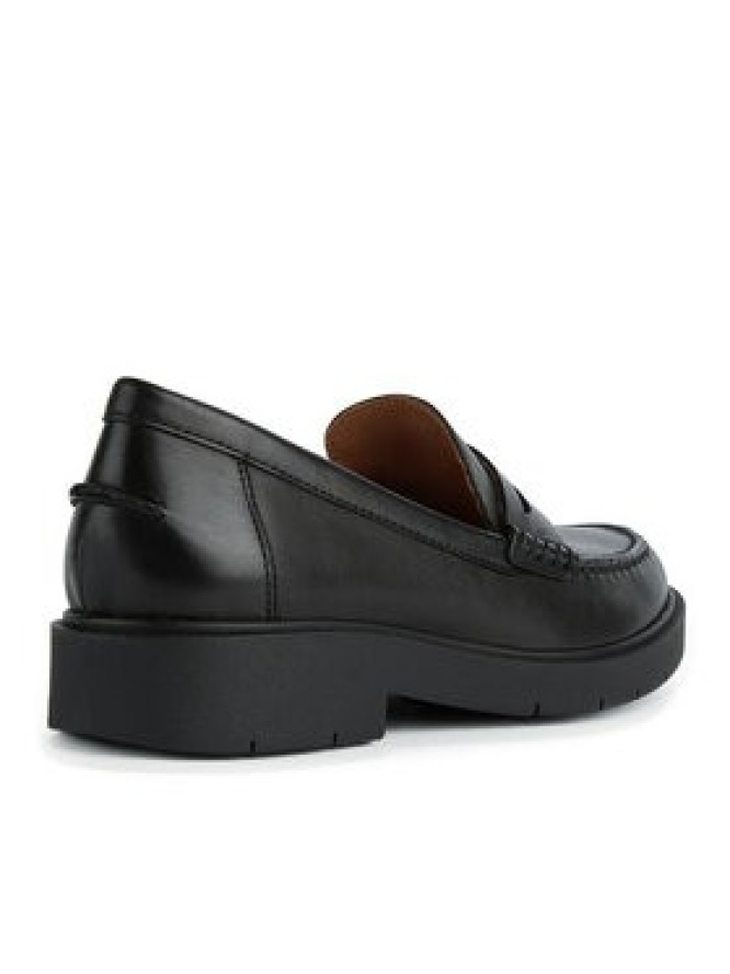 Geox Loafersy D Spherica Ec1 B D65DKB 00043 C9997 Czarny