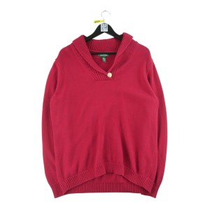 Damski czerwony sweter