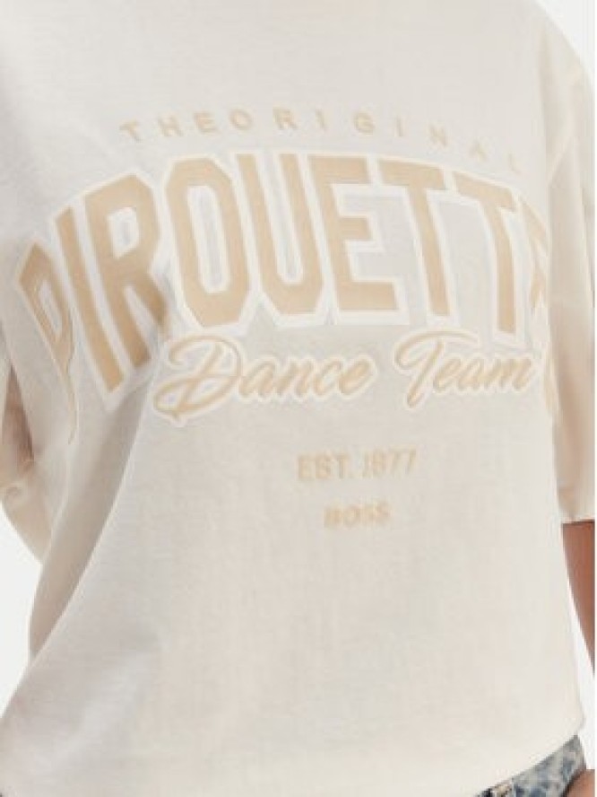 BOSS T-Shirt C_Eregular_1 50556993 Beżowy Relaxed Fit