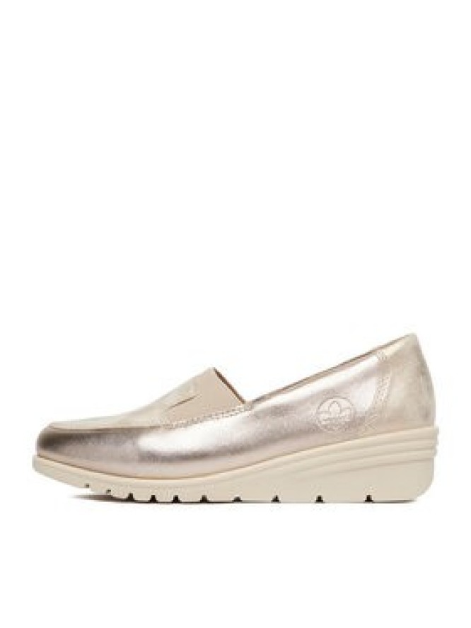 Rieker Półbuty L5351-60 Złoty