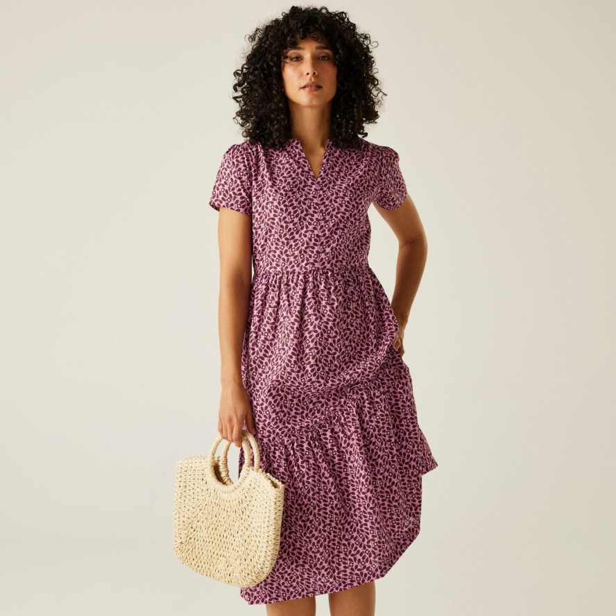 Sukienka casual damska Orla Kiely Tiered Midi