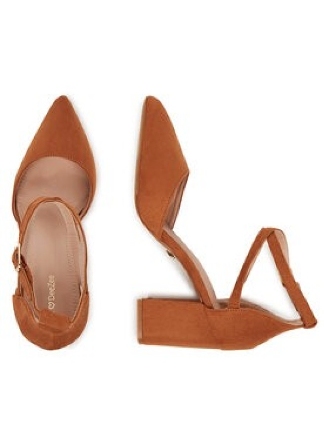 DeeZee Czółenka DZ0068 Brązowy