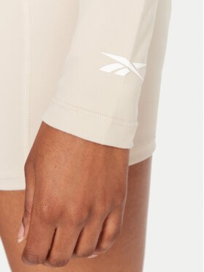 Reebok Koszulka techniczna Reebok X Ewa Chodakowska RK25316CCW Beżowy Slim Fit