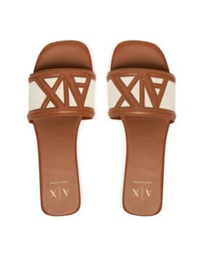 Armani Exchange Klapki XW002568 AF22752 MZ767 Brązowy
