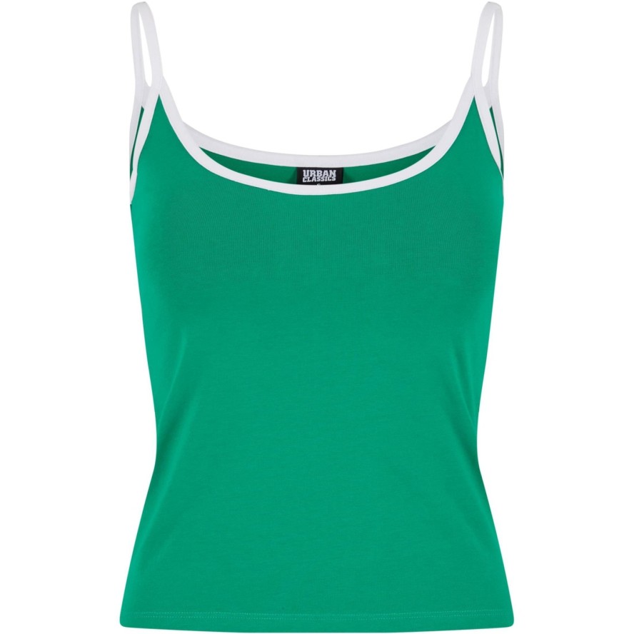 Damski tank top Urban Classics Contrast Basic (x2)