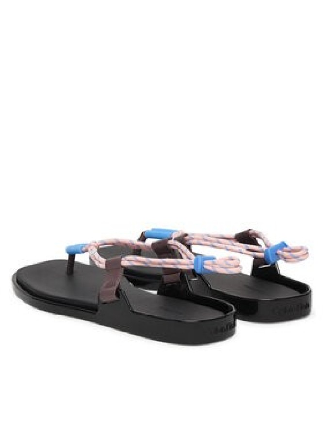Calvin Klein Sandały Beach Sandal Rope Pu 2 HW0HW02967 Kolorowy