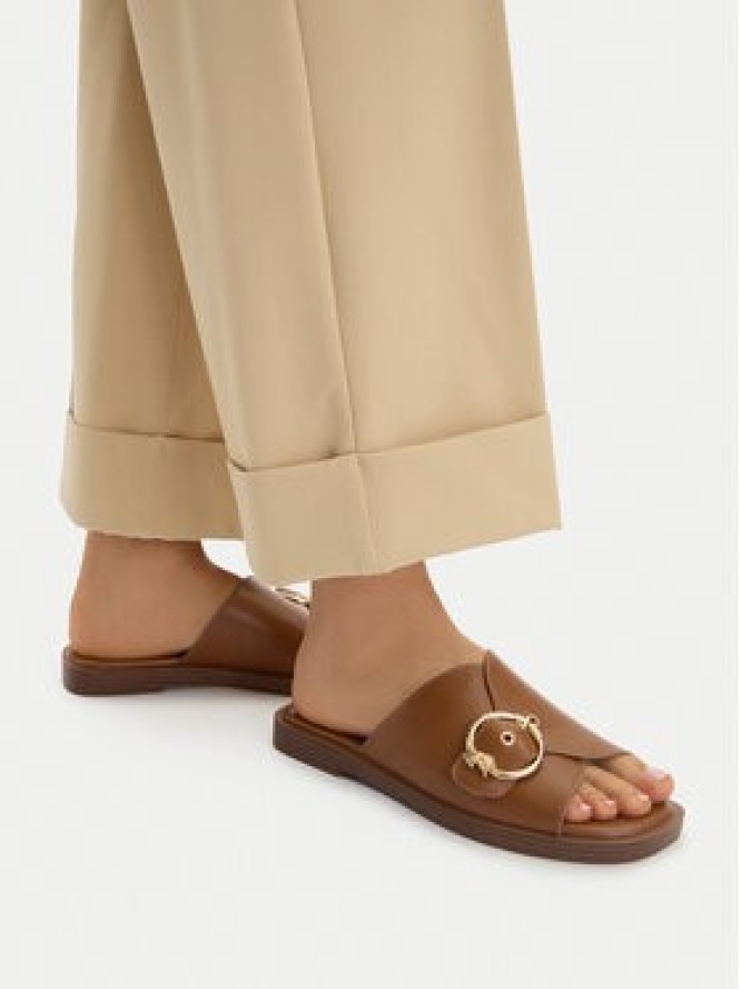 U.S. Polo Assn. Klapki EO-MARINA002W/6Y1 Brązowy