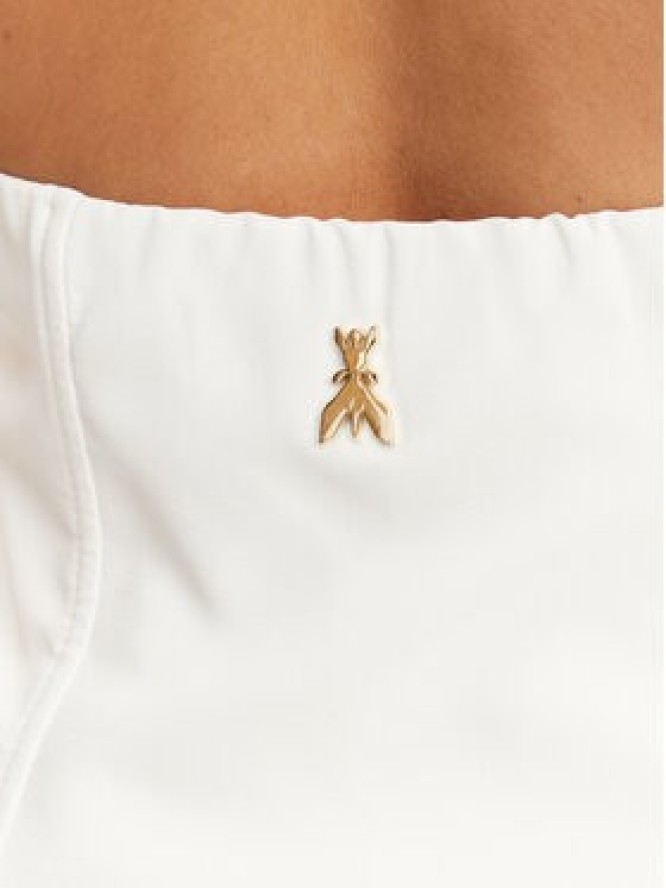 Patrizia Pepe Kamizelka 2C1618 A411 Białe złoto Regular Fit