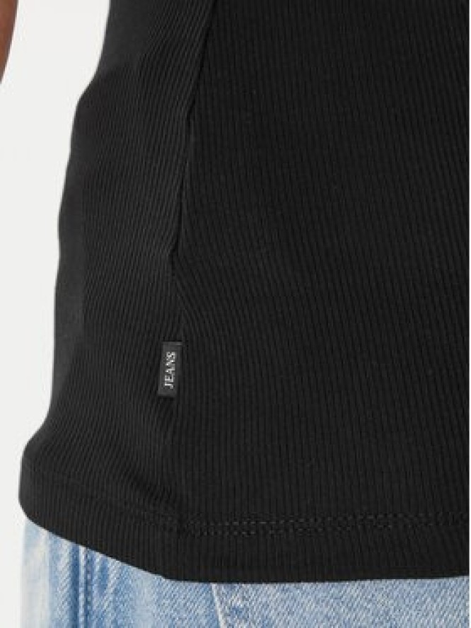 Guess Jeans Top W6GPZ2 KA0H1 Czarny Slim Fit