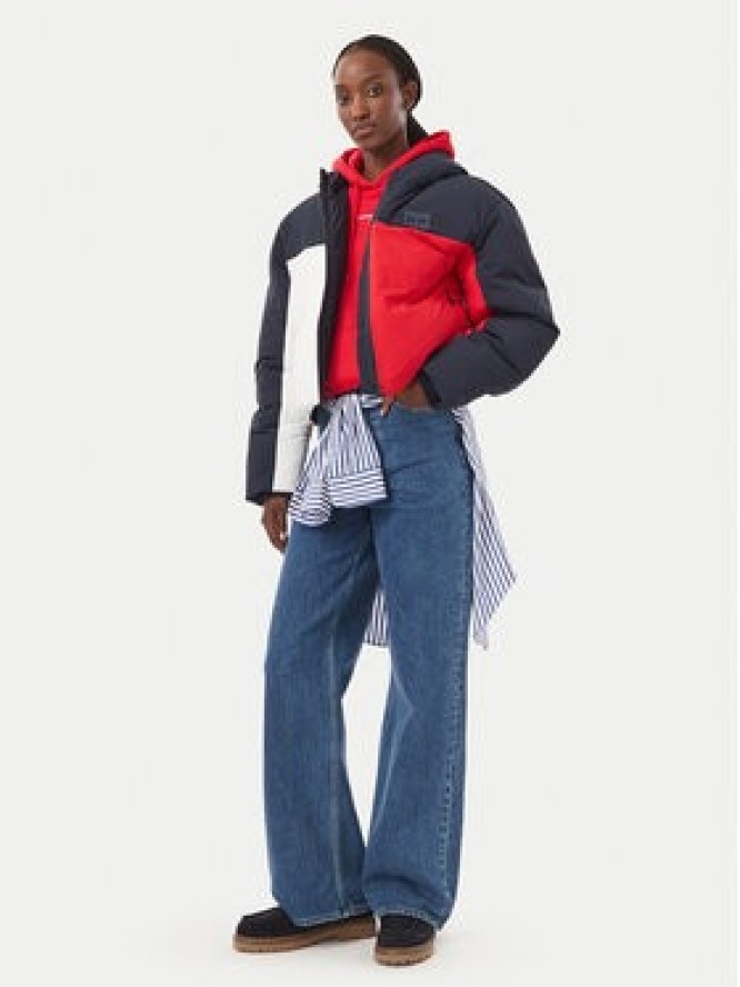 Tommy Jeans Kurtka zimowa Flag DW0DW23414 Granatowy Regular Fit