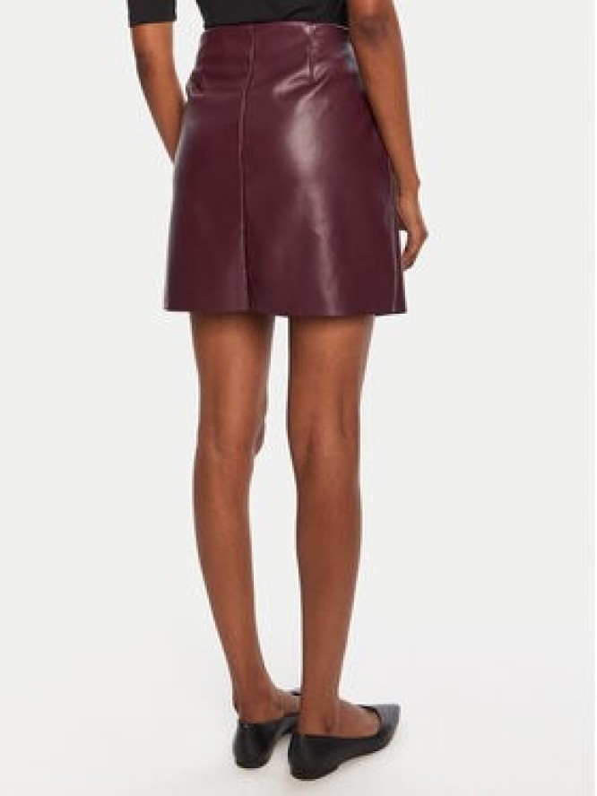 Vero Moda Spódnica z imitacji skóry Nelly 10322469 Fioletowy Regular Fit