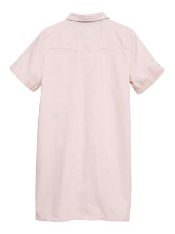 Vero Moda Sukienka jeansowa Jennie 10309665 Różowy Regular Fit