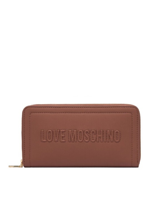 LOVE MOSCHINO Portfel Signature Love JC5500PP1PLE0200 Brązowy