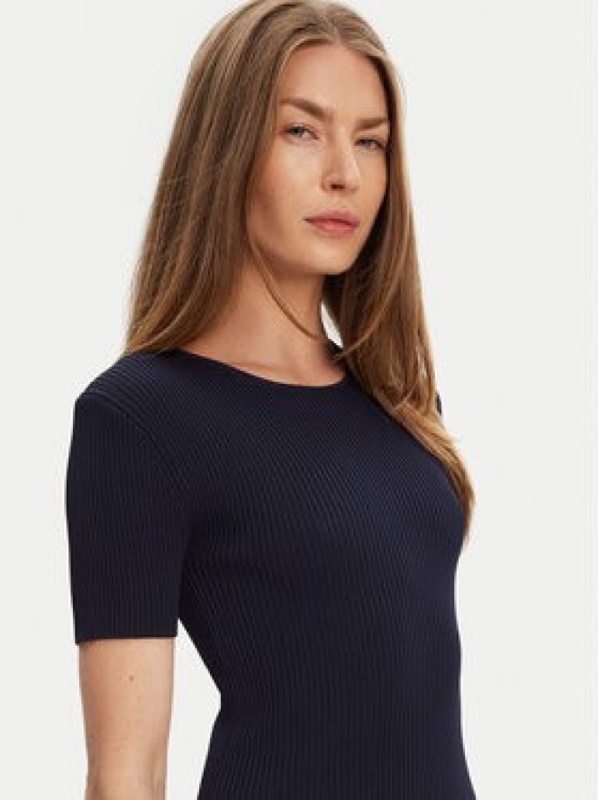 STAUD Sukienka codzienna Laroquette R25S2252PM Granatowy Regular Fit