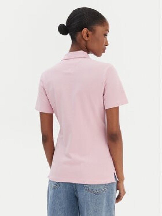 Tommy Hilfiger Polo 1985 WW0WW43225 Różowy Slim Fit