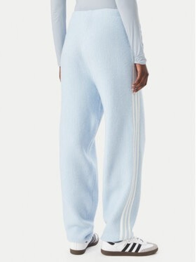 adidas Spodnie dresowe Adiluna Season 2 X Jennie Knitted Loose Joggers LD8917 Niebieski Relaxed Fit