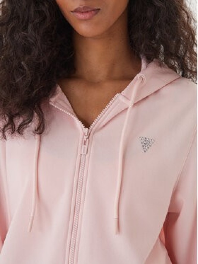 Guess Bluza V6GQ15 K3093 Różowy Regular Fit