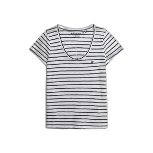T-shirt z dekoltem dla kobiet Superdry Studios