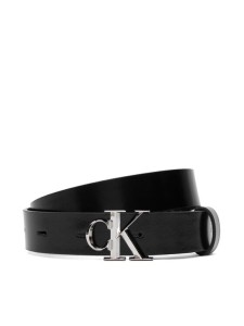 Calvin Klein Pasek Damski Facet Ck Buckle Shiny Strap 25Mm LV04F7080G Czarny