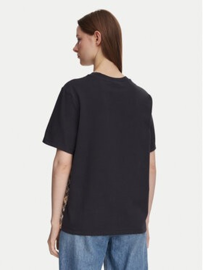 Barbour T-Shirt Fawne LML0938NY99 Granatowy Regular Fit