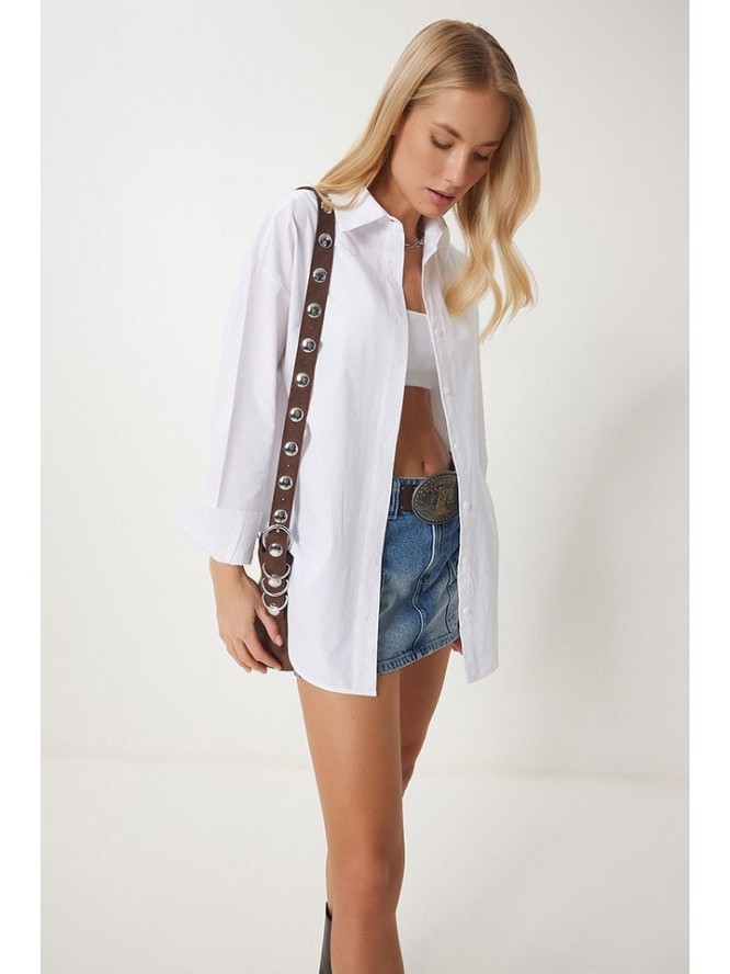 Happiness Istanbul Bluzka w kolorze białym rozmiar: 36