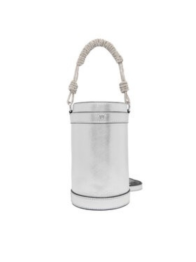 PINKO Torebka Mini Bucket Manico 25-26 PLTT 105910 Srebrny